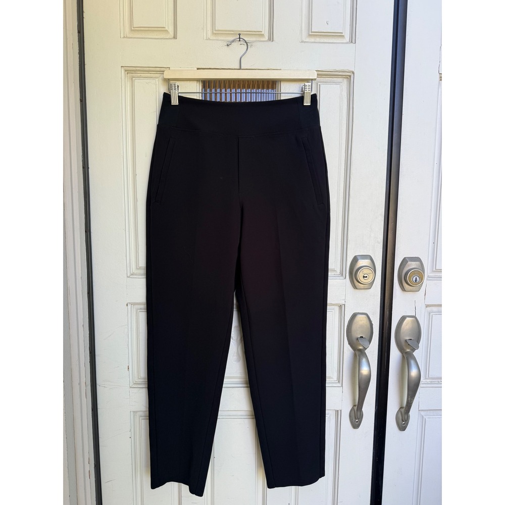 Athleta Womens Black High Rise Tapered Ankle Pants Business Casual Pants Size 4